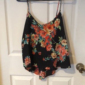 Floral tank size L